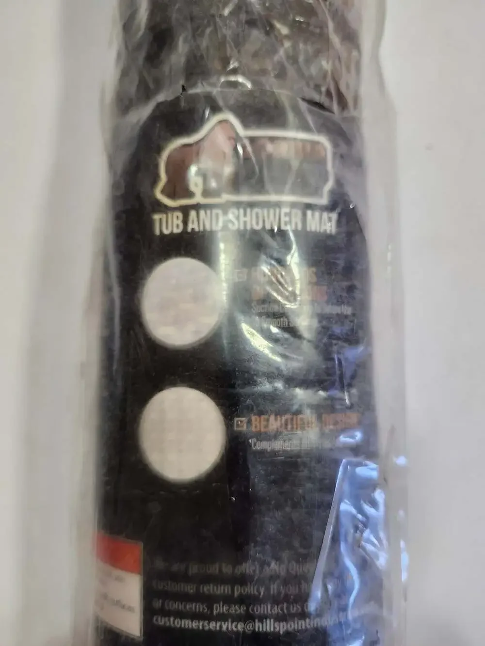 Gorilla Grip Tub and Shower Mat Brown T